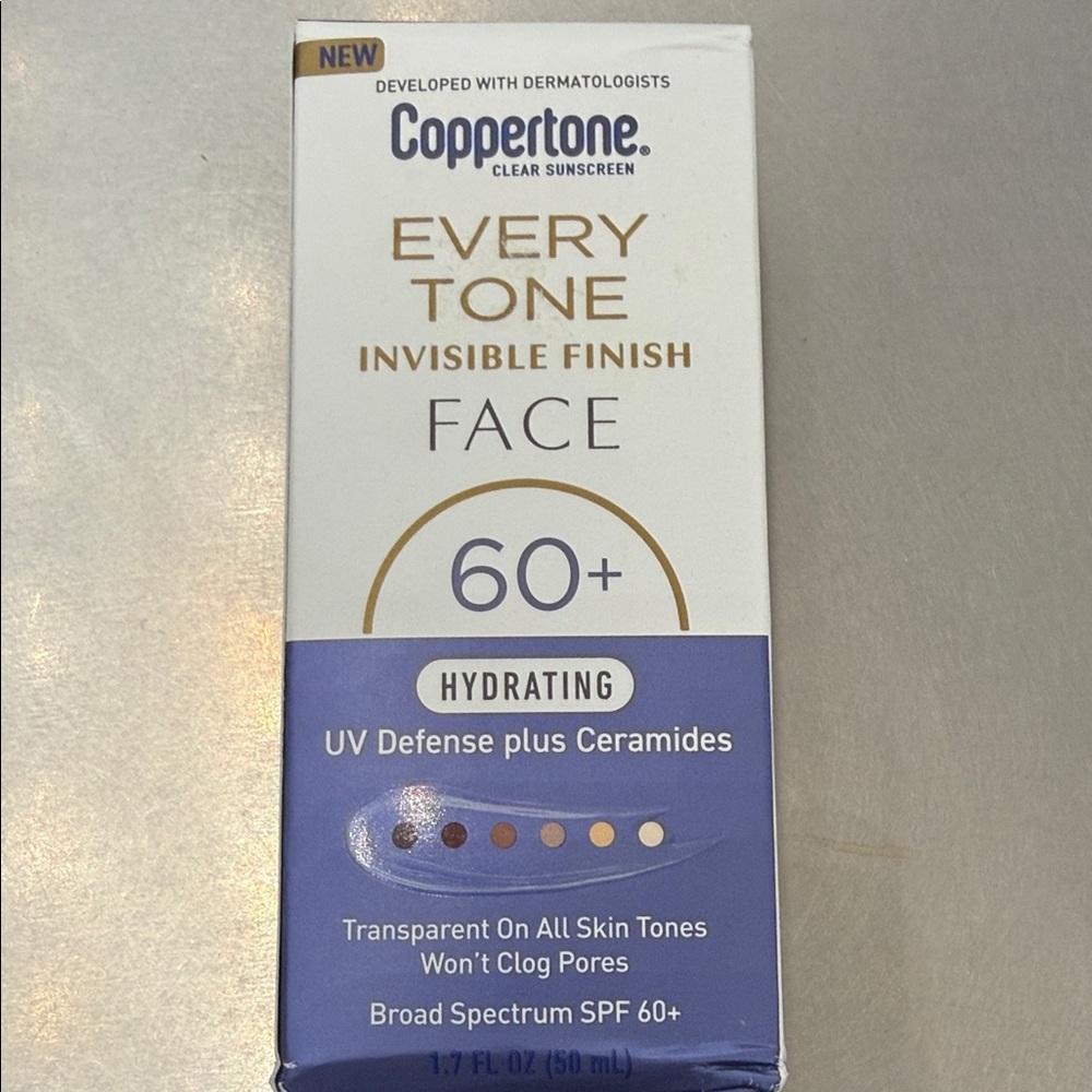 Every Tone Face Sunscreen SPF 60+ - White and Blue